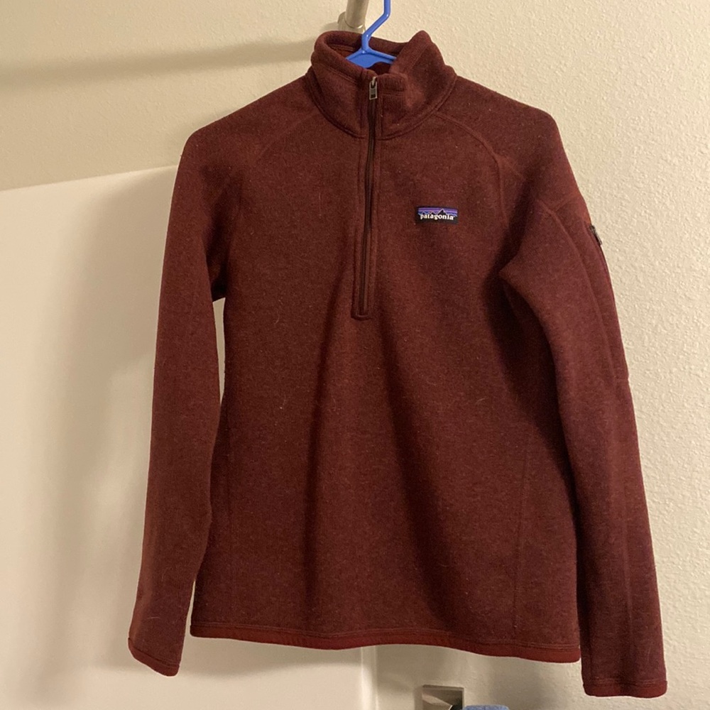 Nice Patagonia zip fleece sweater!